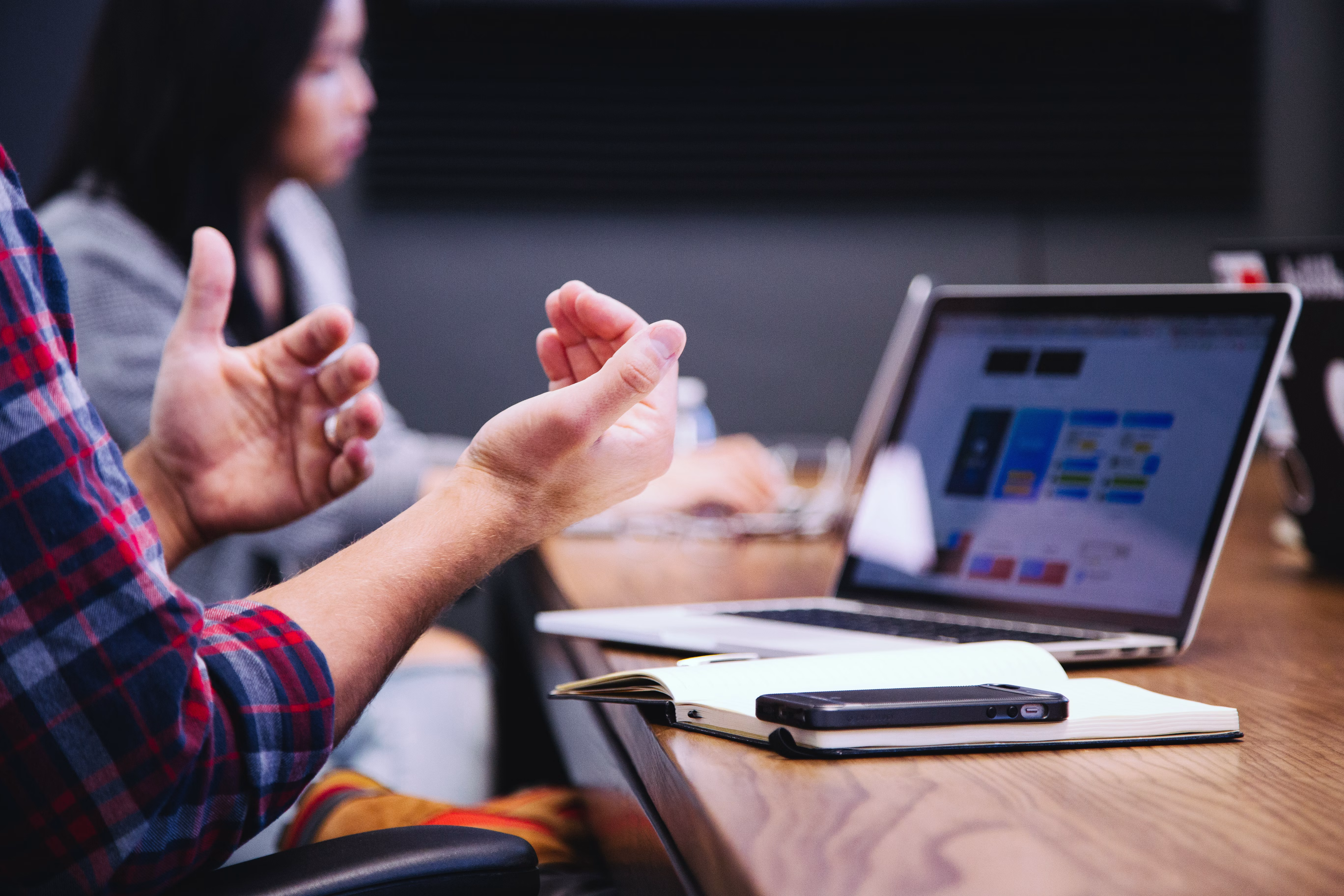 Corporate onboarding handshake execution between business managers